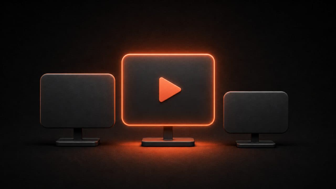 Three video format types ranked by SEO effectiveness with tutorial videos on top