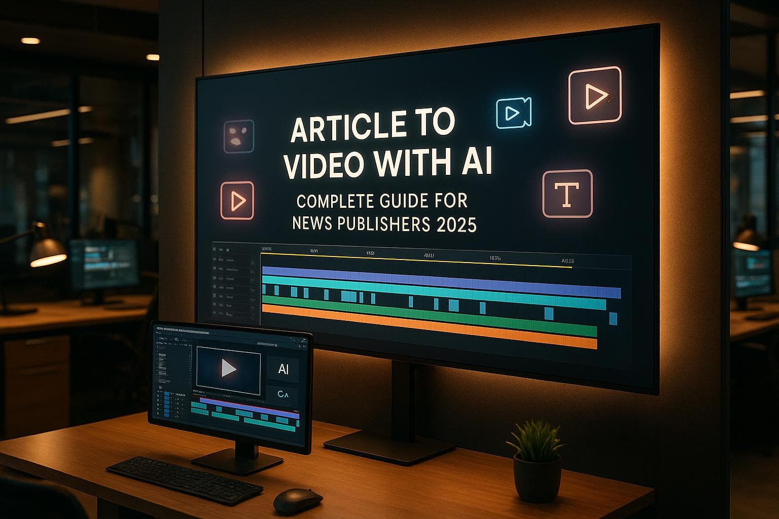 Article to Video with AI: Complete Guide for News Publishers 2025