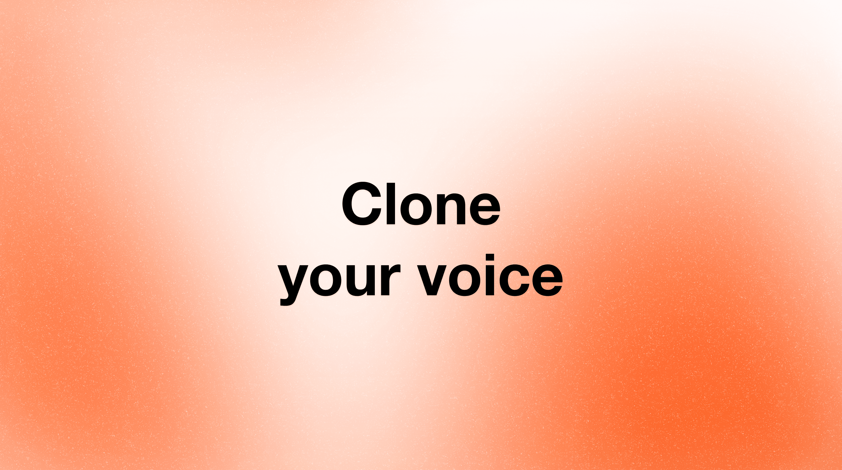How to Clone Your Voice for AI Video Narration